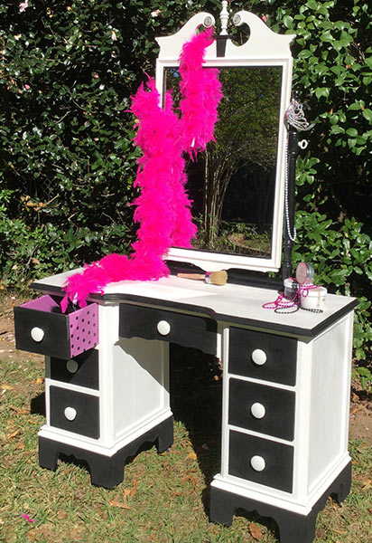 After vintage vanity, raffled off for the Home of Grace for Women